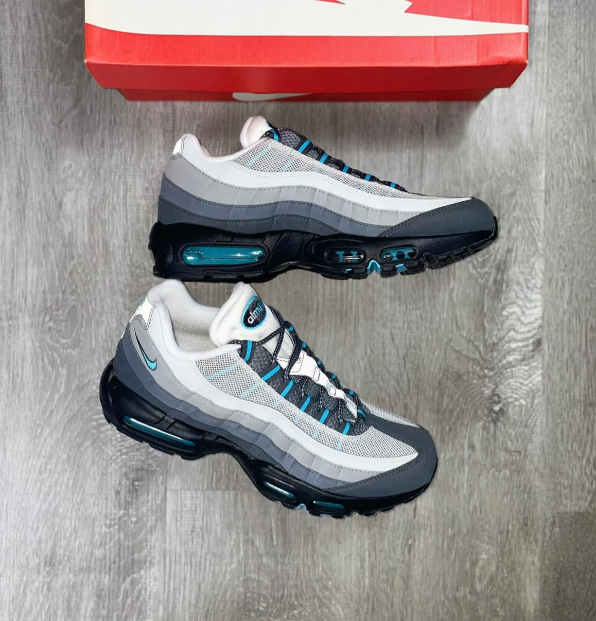 Grey and blue 95s best sale