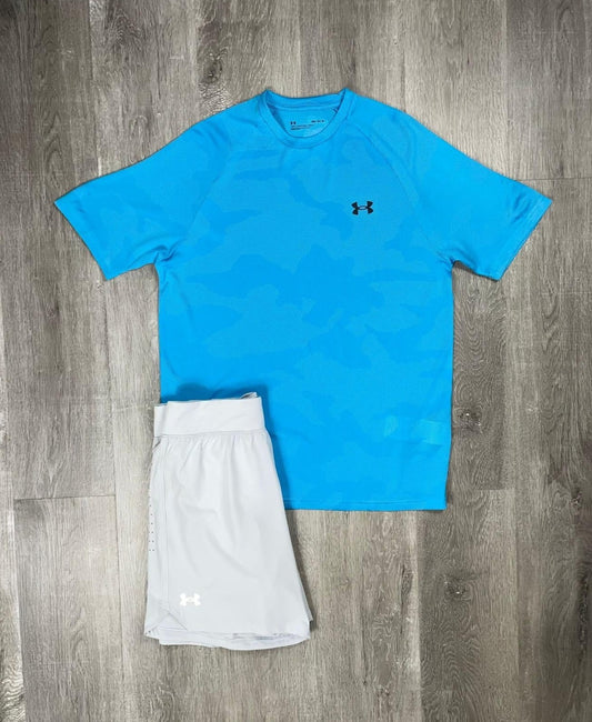 Under Armour Blue Camo T-Shirt Set