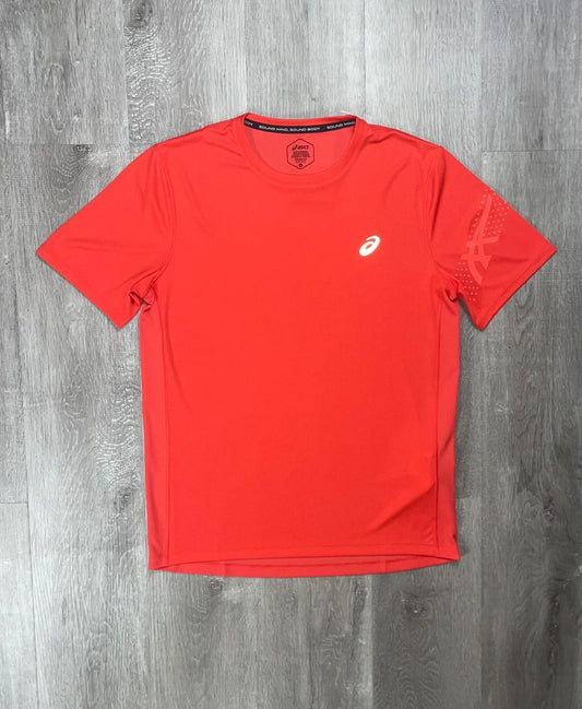 Asics 'Crimson Red' Icon SS T-Shirt