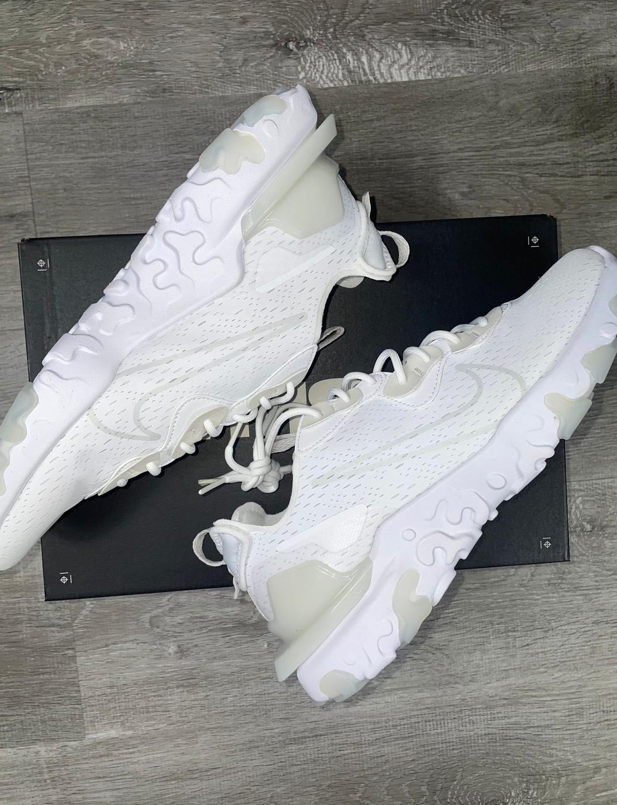 Nike 'Triple White React Vision