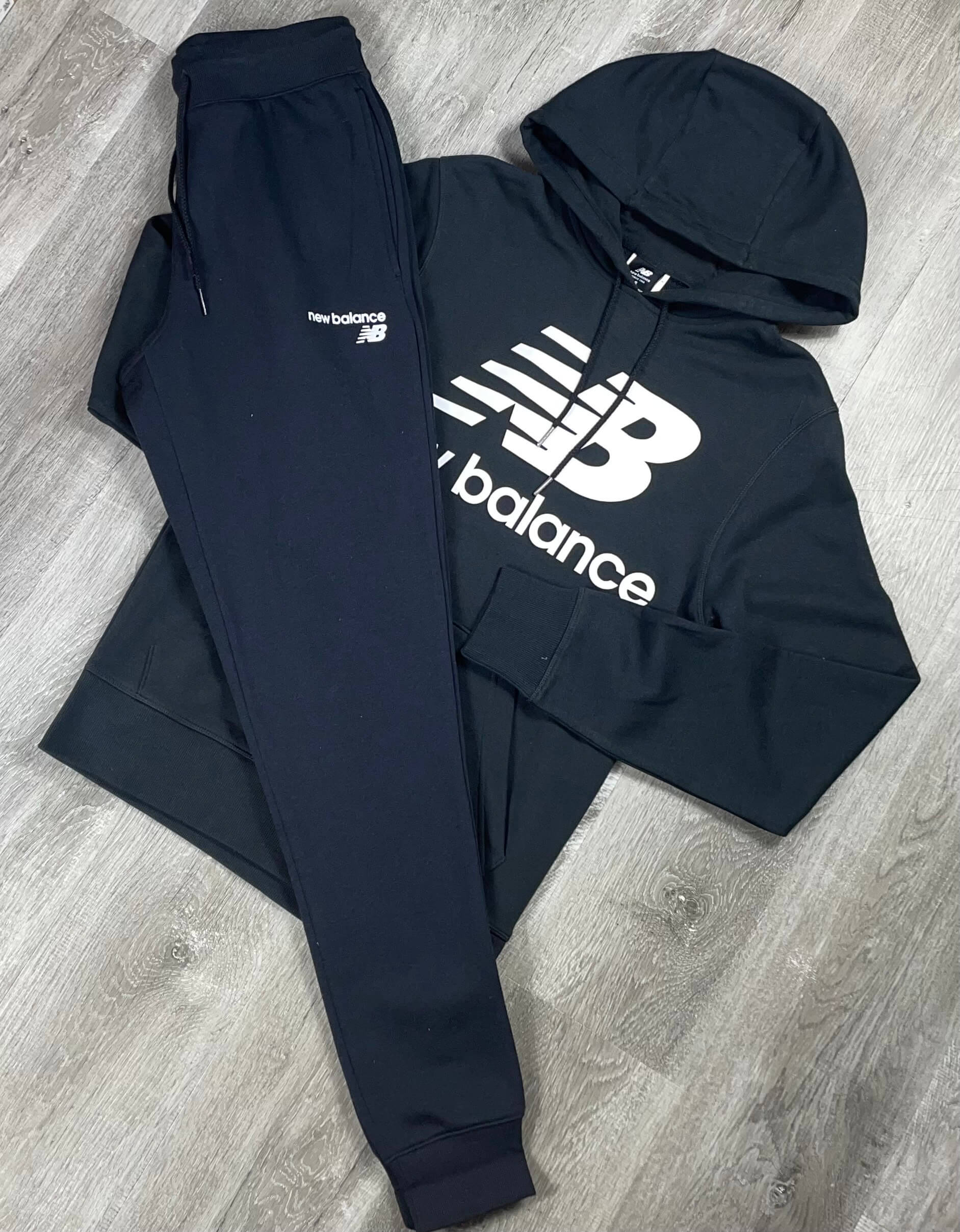 Selected New Balance heatherd Sweatsuit