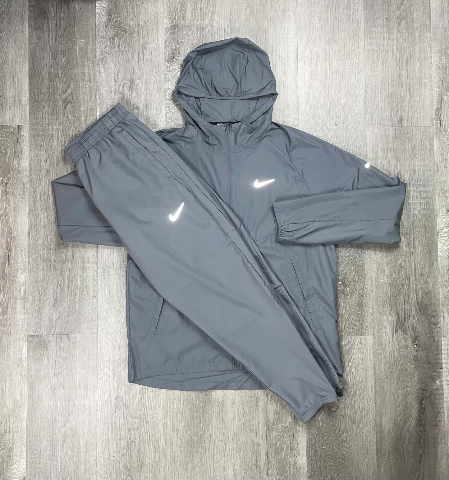 Nike 'Smoke Grey' Miler Repel Windrunner Tracksuit