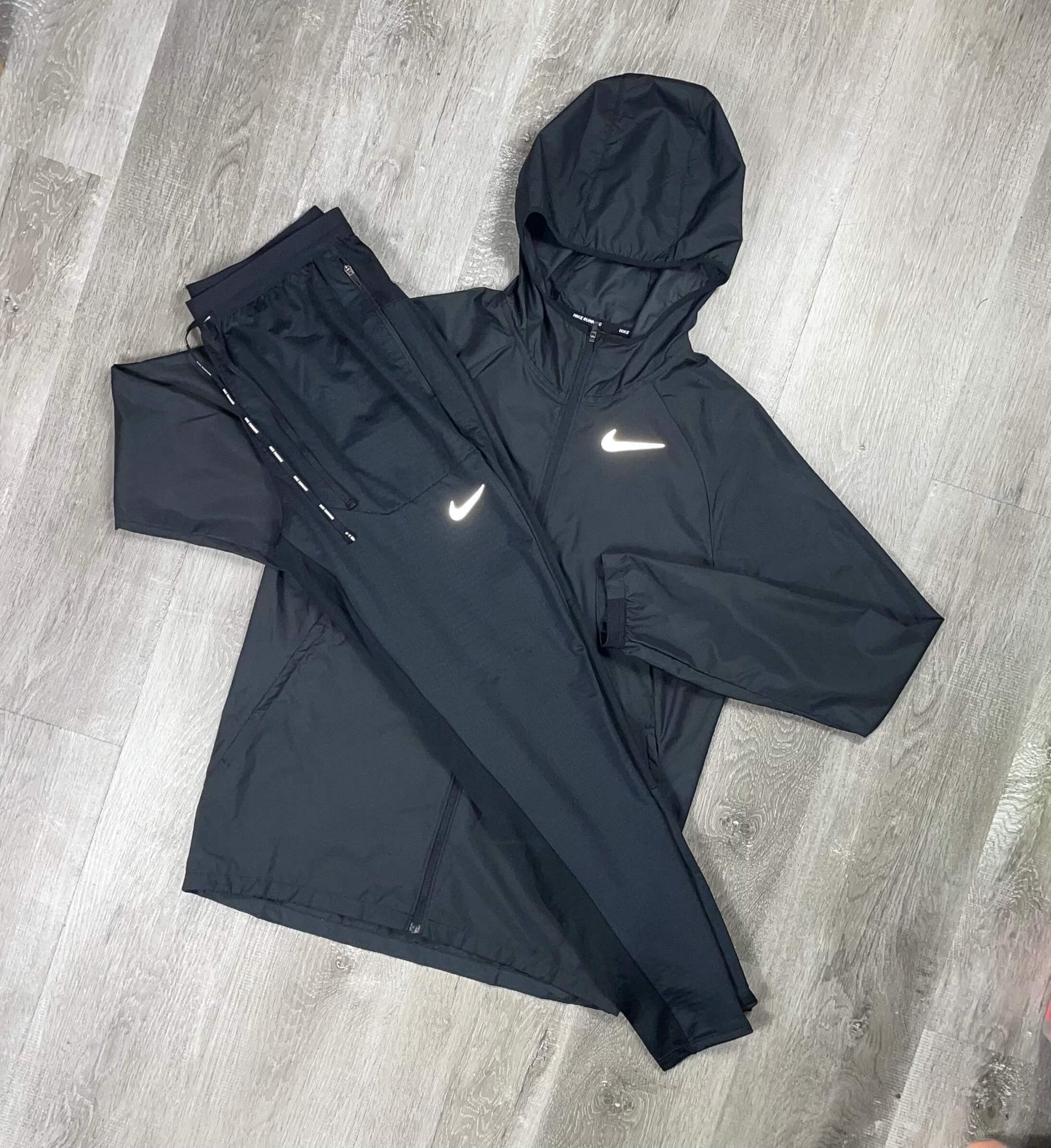 Nike Black Repel Windrunner Tracksuit