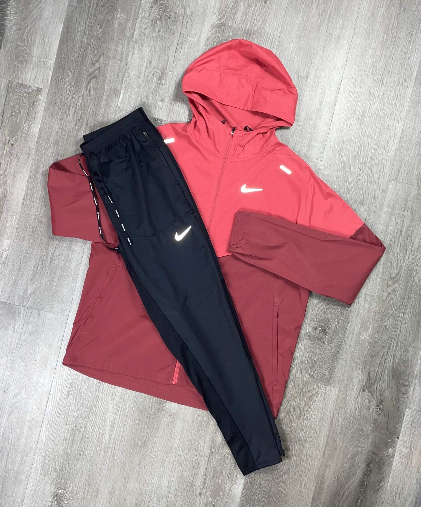 Nike 'Adobe Red' Run Repel UV Windrunner Tracksuit