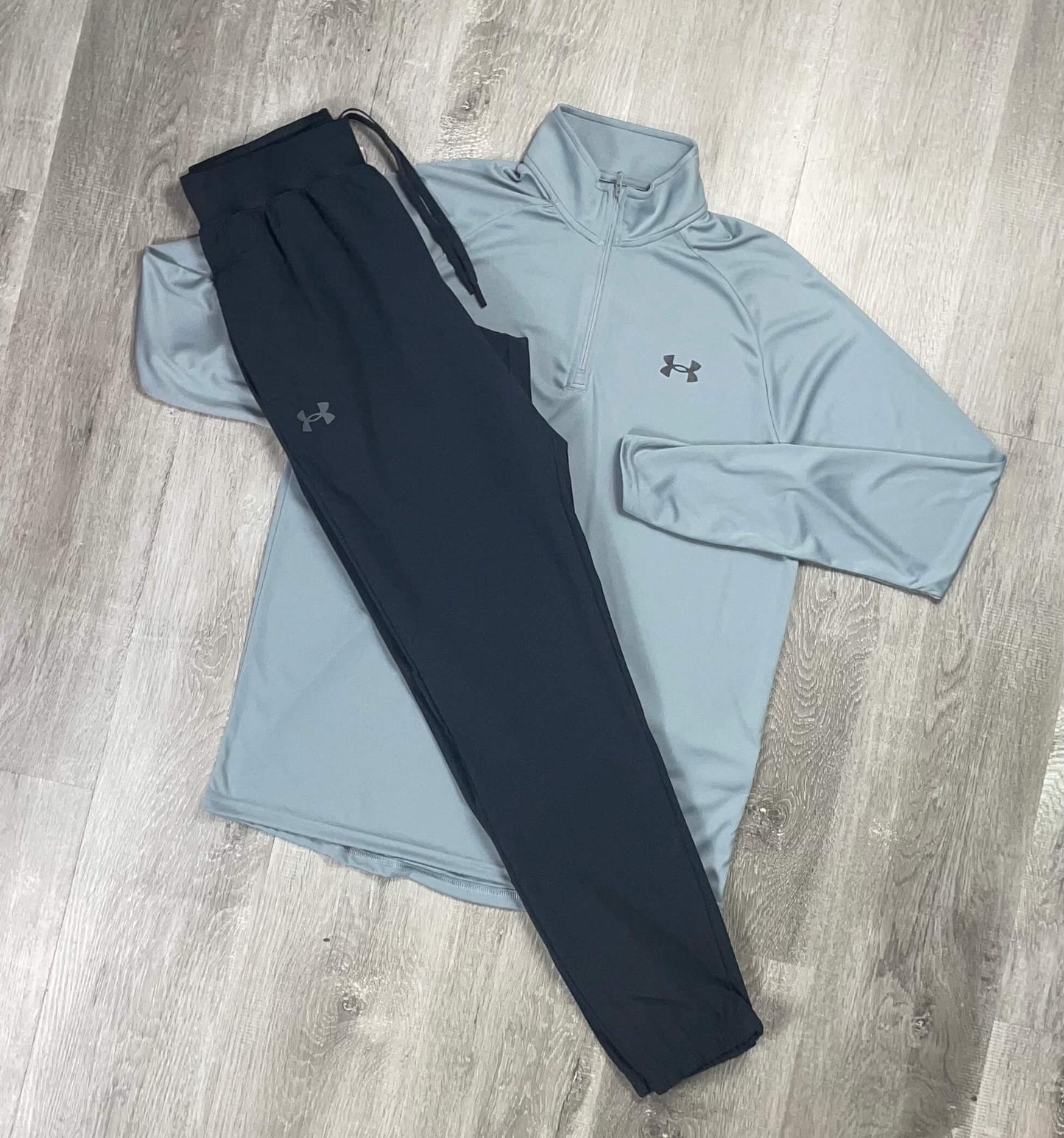 Under Armour Velocity Grey Half-Zip Tracksuit