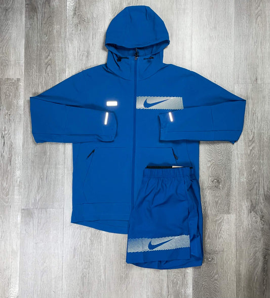 Nike 'Court Blue' Flash Unlimted Windrunner Set