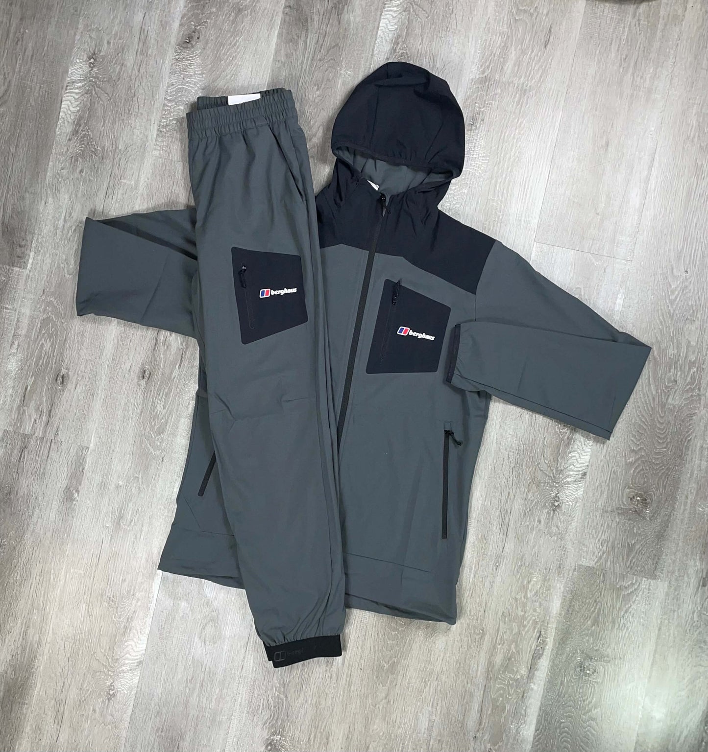 Berghaus Dark Grey/Black Woven Intervale Tracksuit