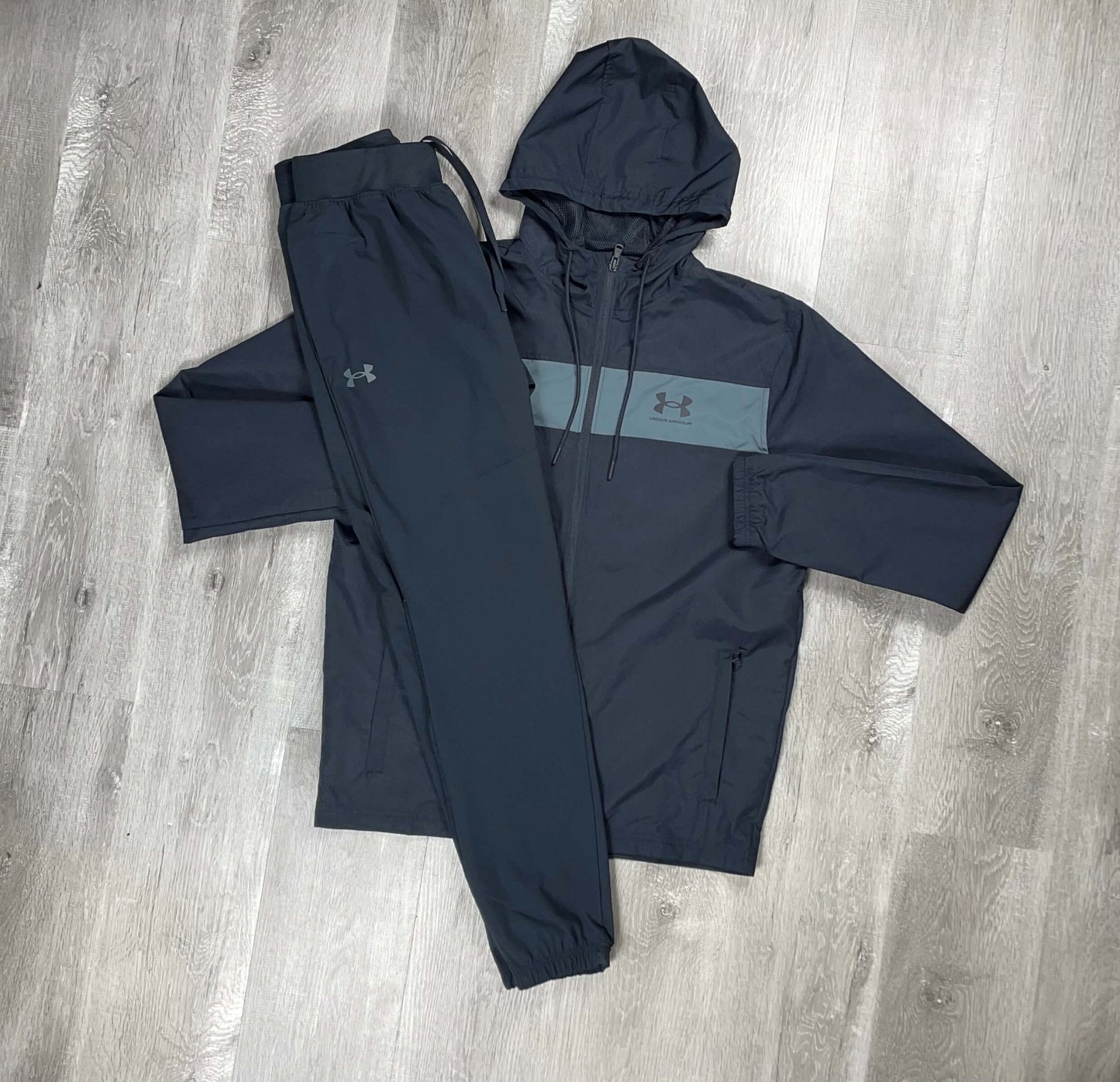 Under Armour Black Sportstyle Windrunner Tracksuit