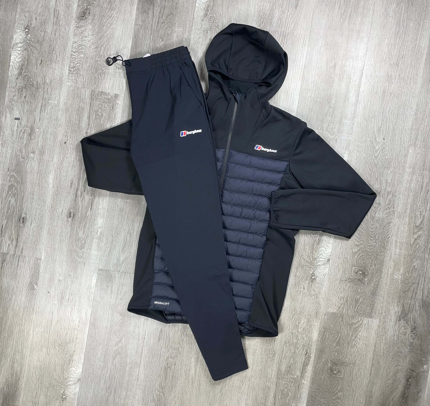 Berghaus Black Padded Fade Tracksuit