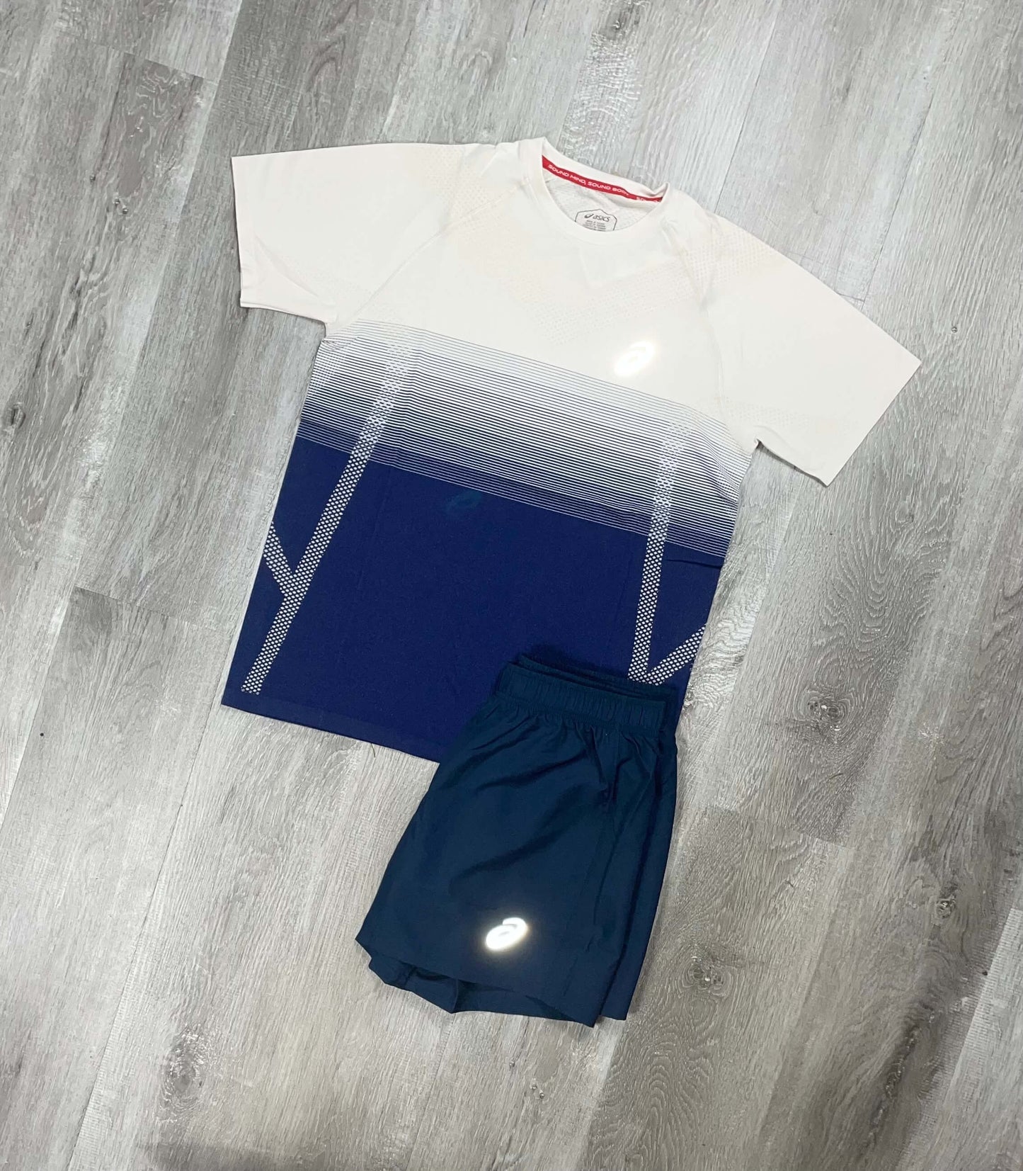 Asics 'Blue Expanse' Seamless T-Shirt Set