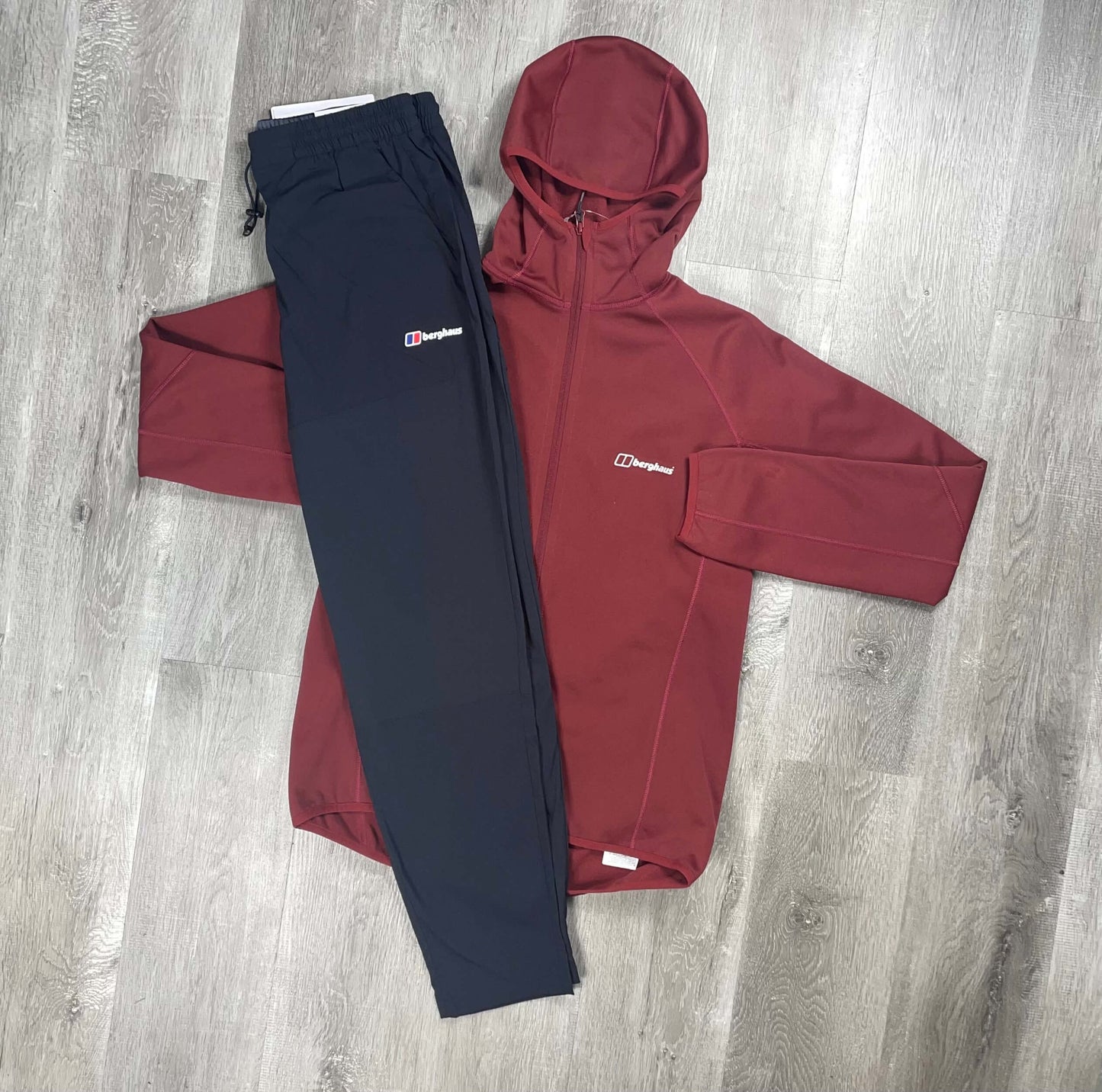 Berghaus 'Syrah Red' Fleece Hooded Theran Tracksuit