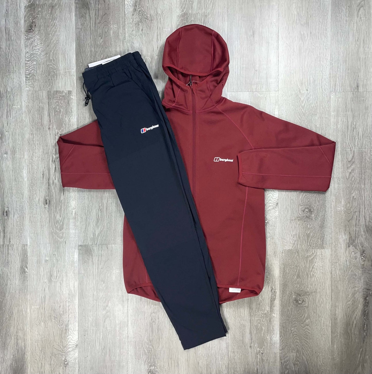 Berghaus 'Syrah Red' Fleece Hooded Theran Tracksuit