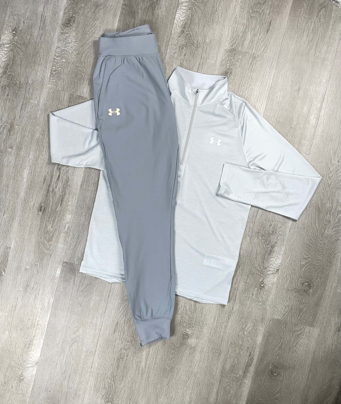 Under Armour Velocity White Half-Zip Tracksuit