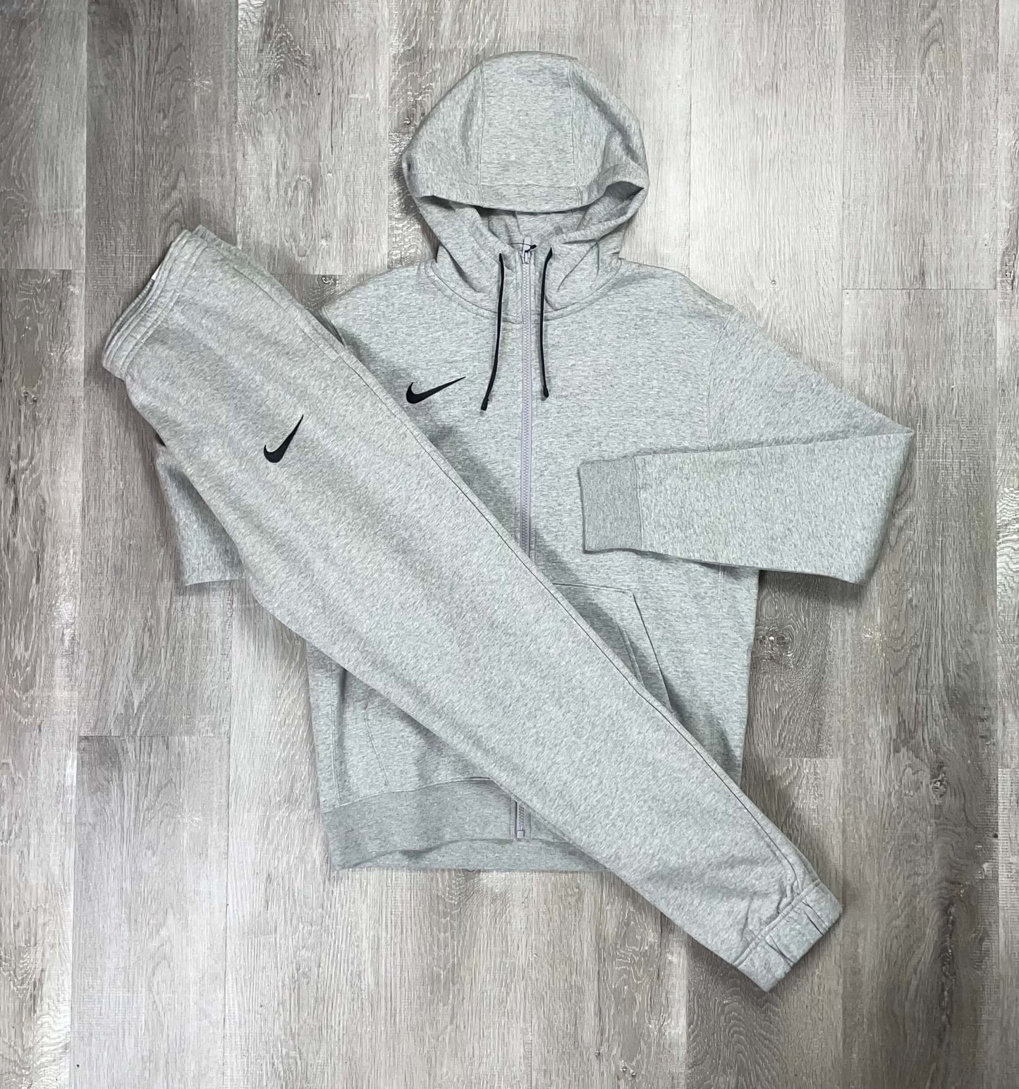 Nike Club Zipped Fleece Grey Tracksuit