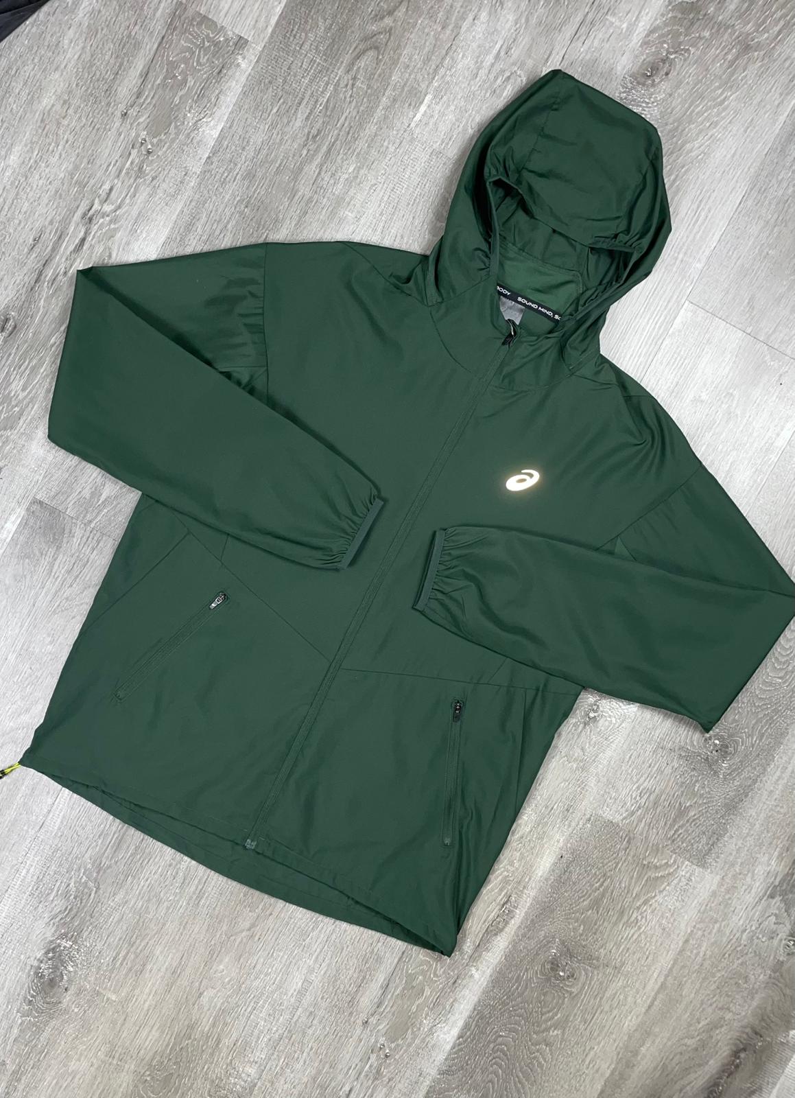 Asics Green Accelerate Windrunner