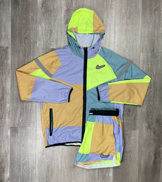 Nike 'Volt' Patchwork Jacket Set