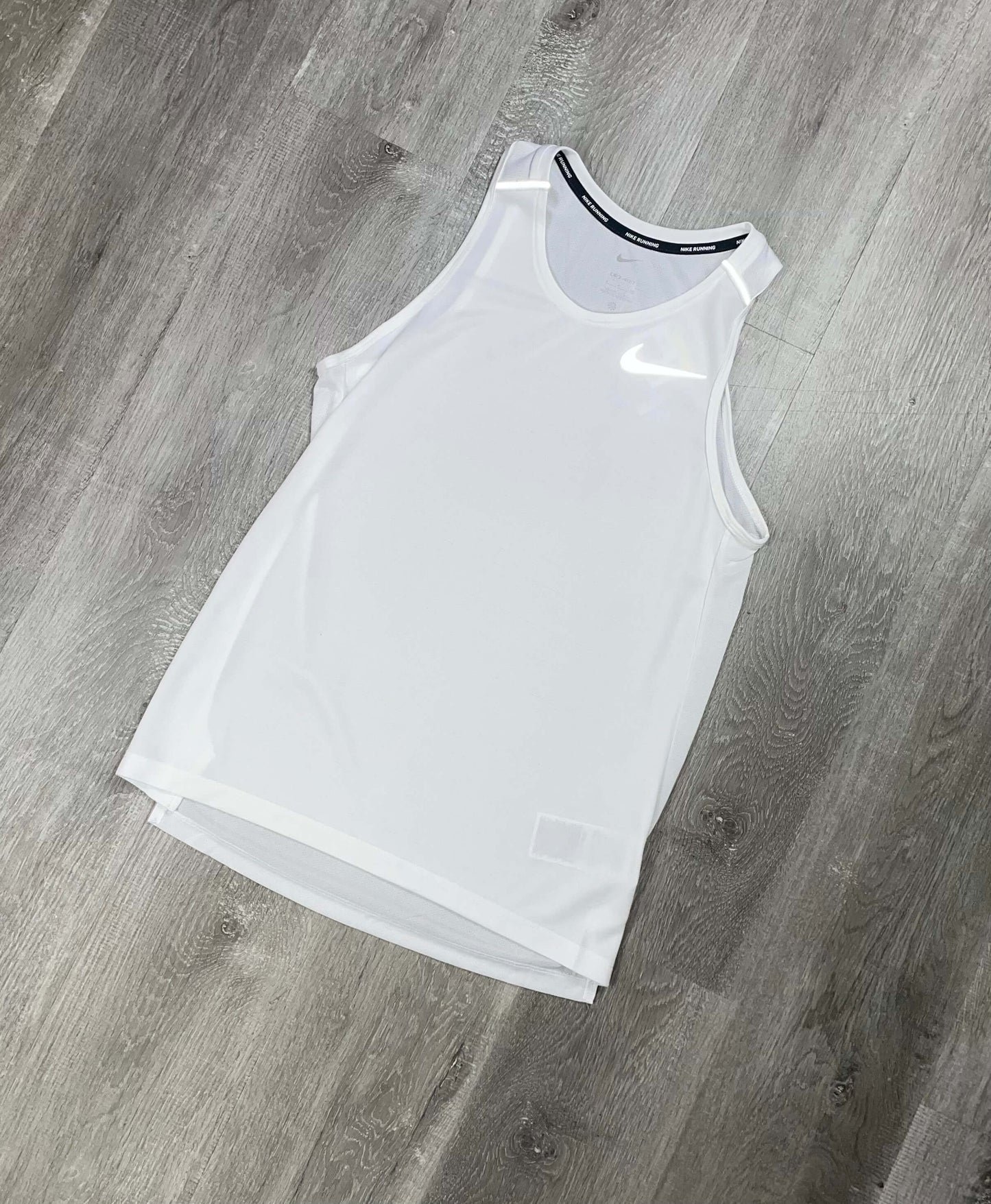 Nike White Miler 1.0 Vest