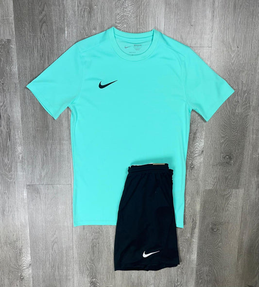 Nike 'Hyper Turquoise/Black' Dri-FIT Set