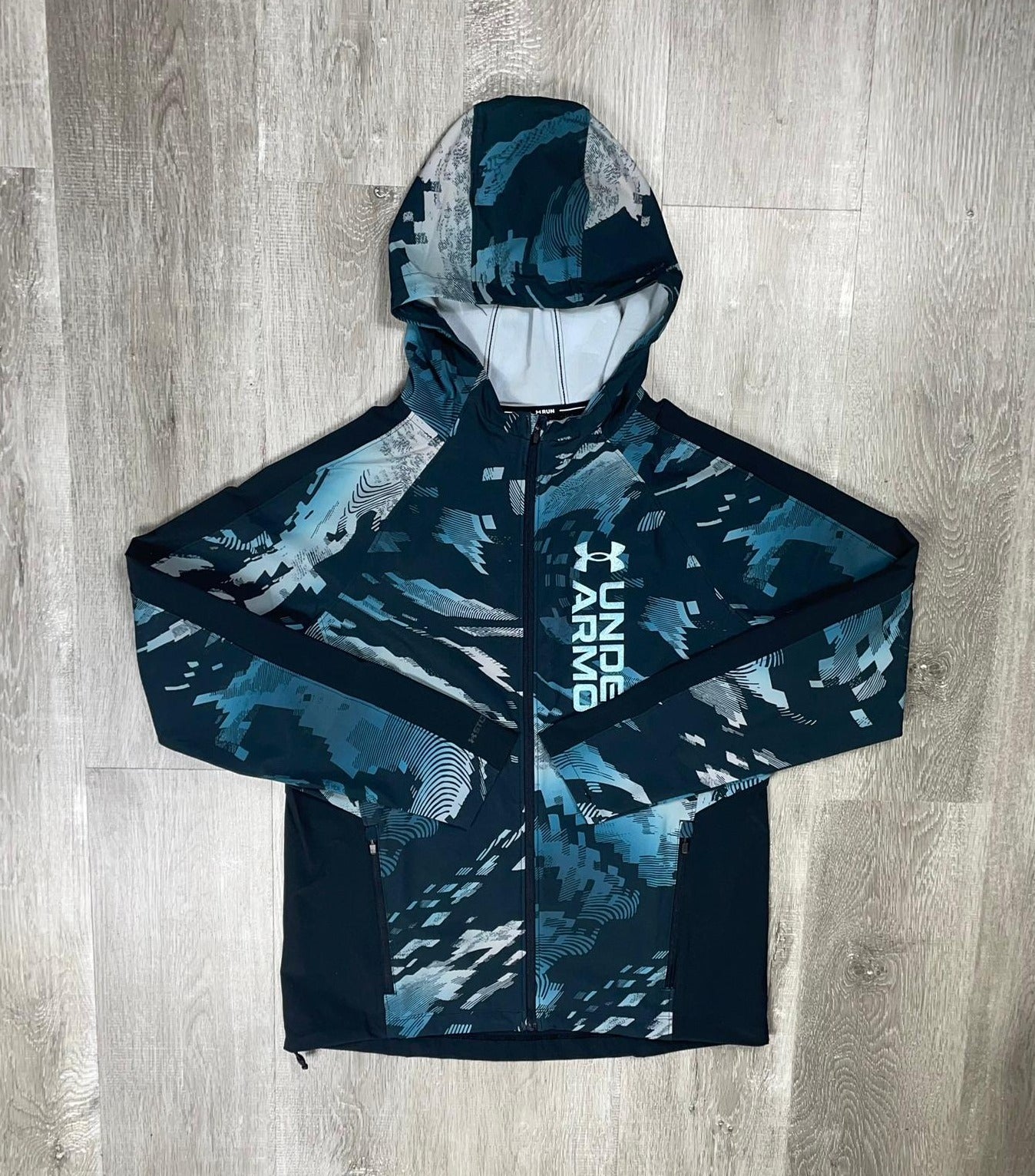 Under Armour 'Aqua Blue' Pixel Windrunner